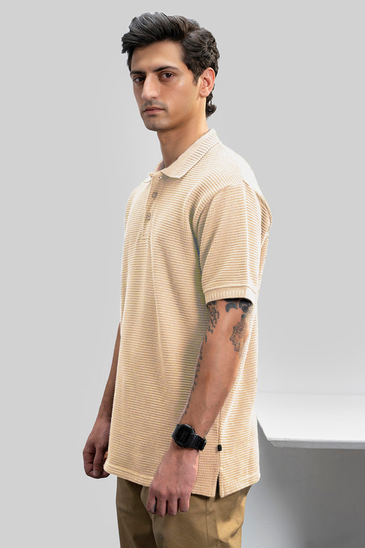 Textured Polo - 5003