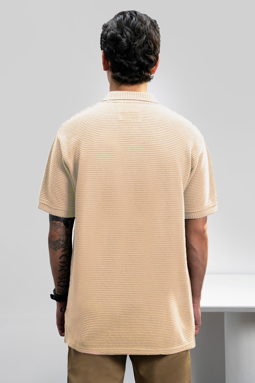 Textured Polo - 5003