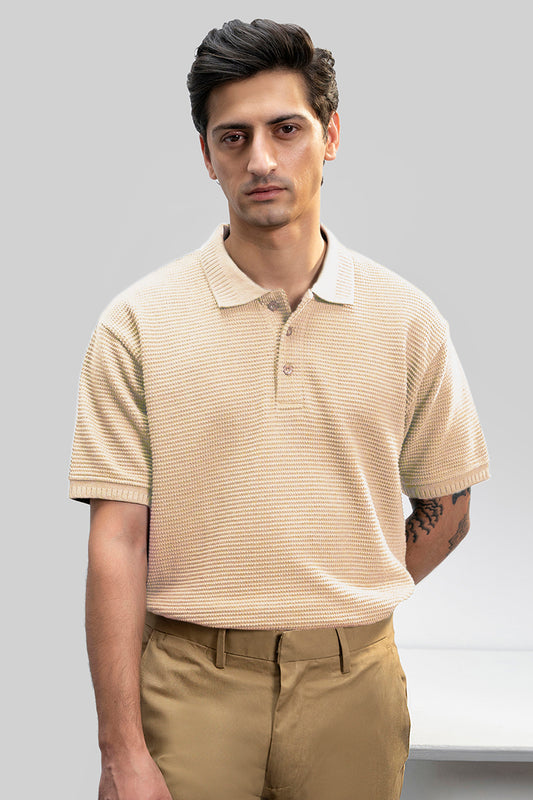 Textured Polo - 5003