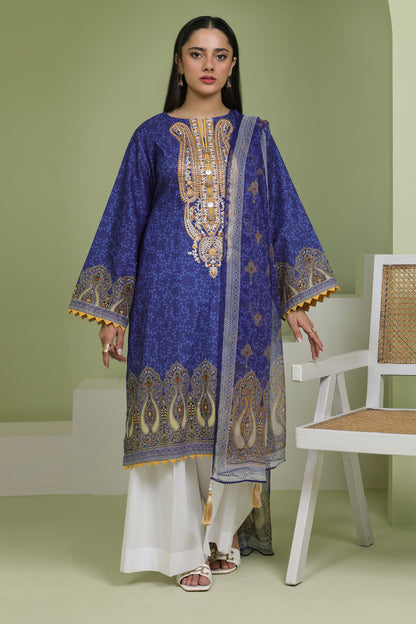 Embroidered Shirt Dupatta - 1688