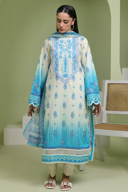 Embroidered Shirt Dupatta - 1694