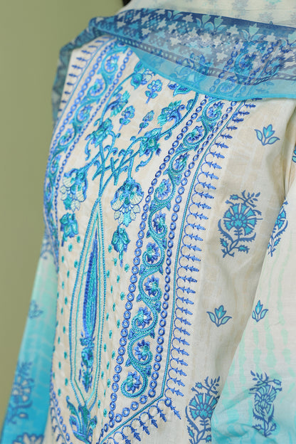 Embroidered Shirt Dupatta - 1694