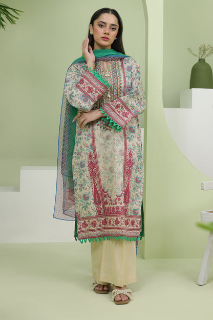 Embroidered Shirt Dupatta - 1714