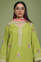 Embroidered Shirt Shalwar Dupatta - 1462