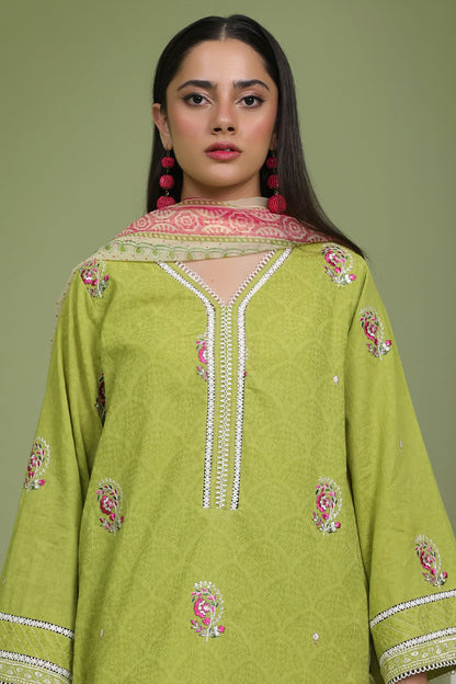 Embroidered Shirt Shalwar Dupatta - 1462