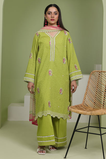 Embroidered Shirt Shalwar Dupatta - 1462