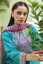 Embroidered Shirt Shalwar Dupatta - 1464