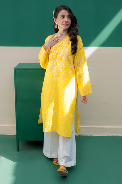 Embroidered Kurta - 2895