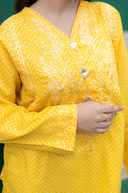 Embroidered Kurta - 2895
