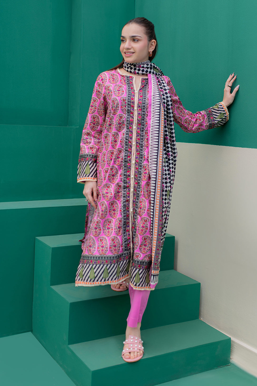 Kurta Dupatta Trouser - 2830