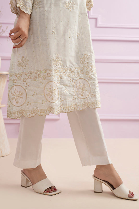 Embroidered Kurta Dupatta - 2121