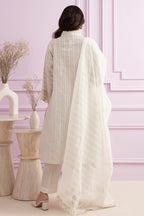Embroidered Kurta Dupatta - 2121