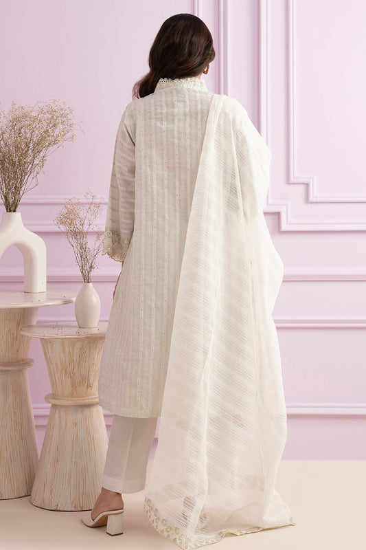 Embroidered Kurta Dupatta - 2121