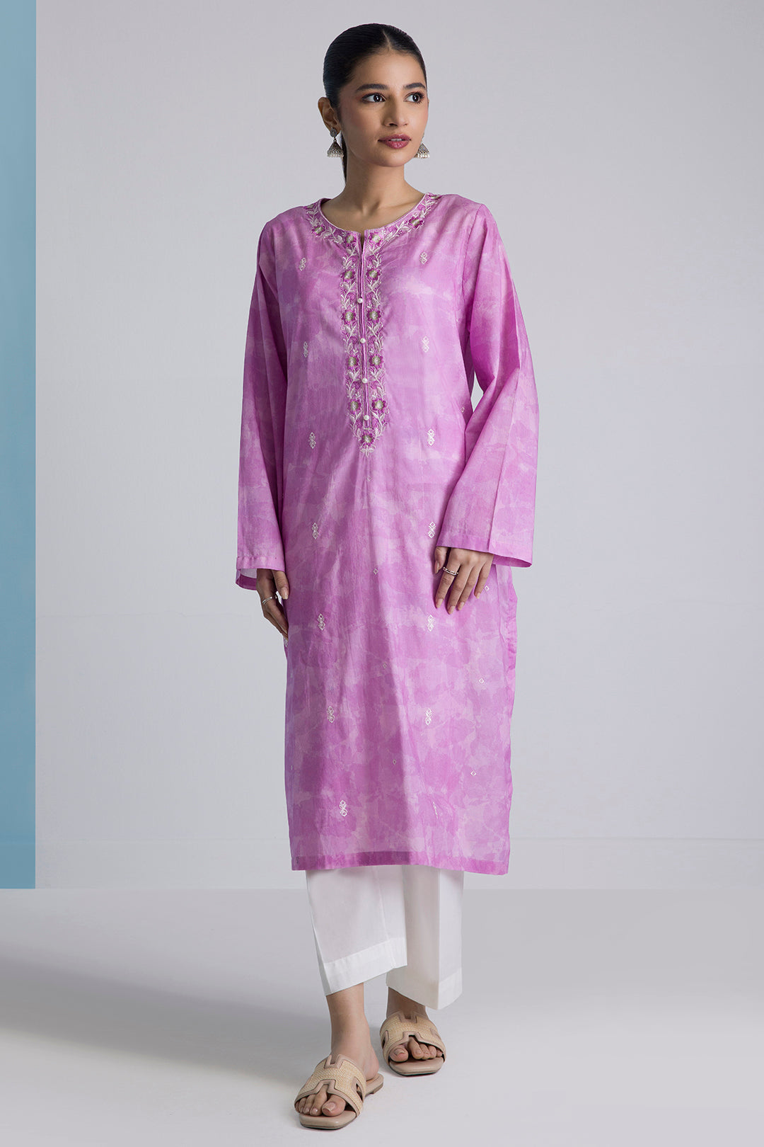 Embroidered Kurta - 2119