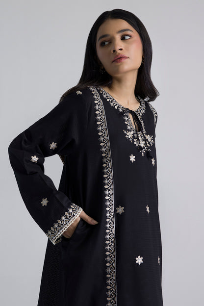 Embroidered Kurta Trouser - 1980