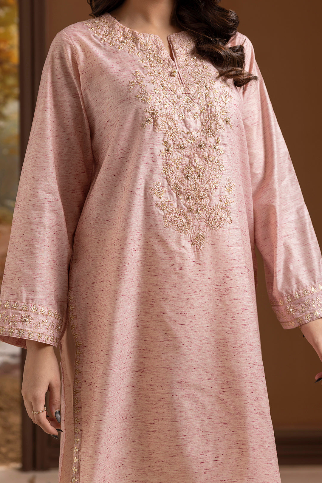 Embroidered Kurta Trouser - 2629