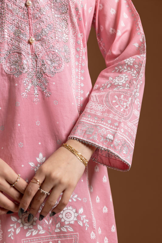 Embroidered Kurta Dupatta Trouser - 1786