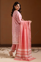 Embroidered Kurta Dupatta Trouser - 1786