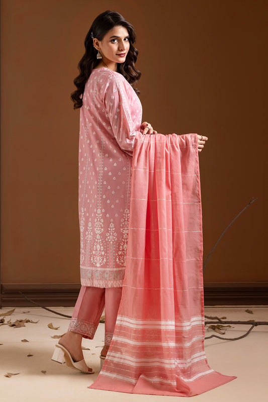 Embroidered Kurta Dupatta Trouser - 1786