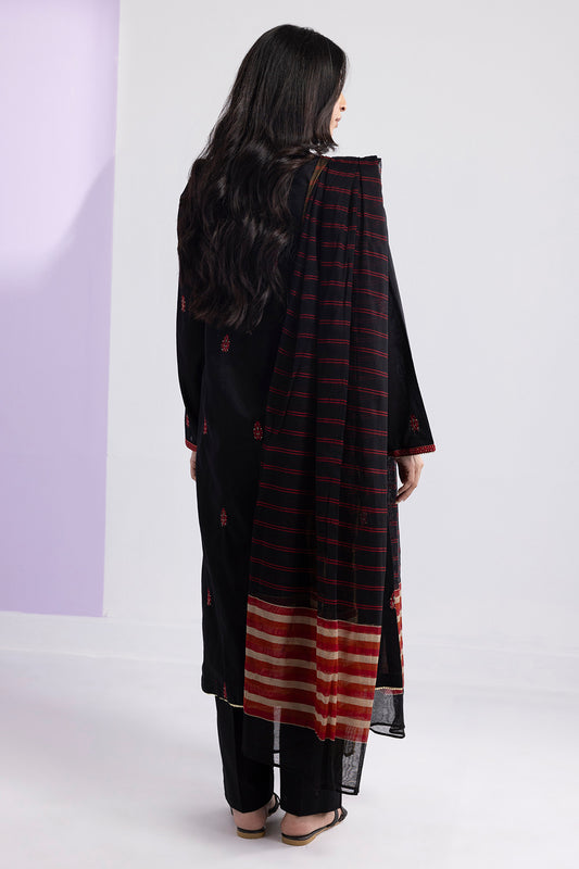 Embroidered Kurta Dupatta Trouser - 1869