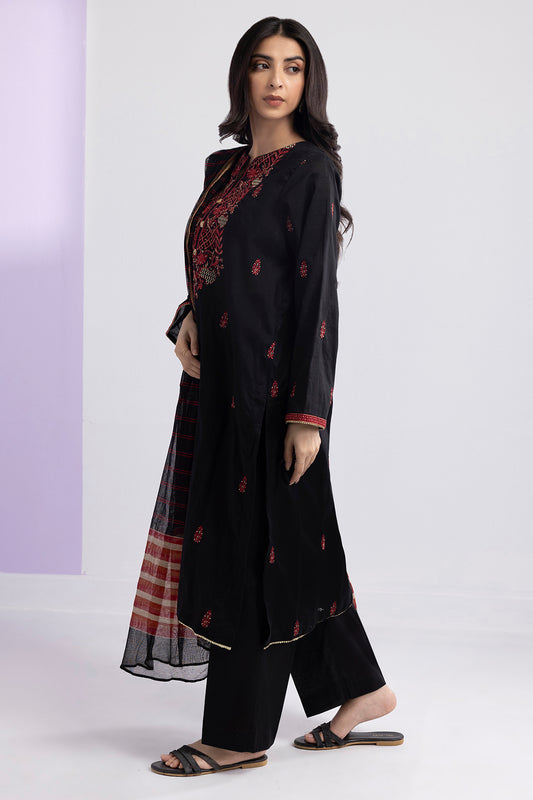 Embroidered Kurta Dupatta Trouser - 1869
