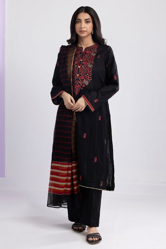 Embroidered Kurta Dupatta Trouser - 1869