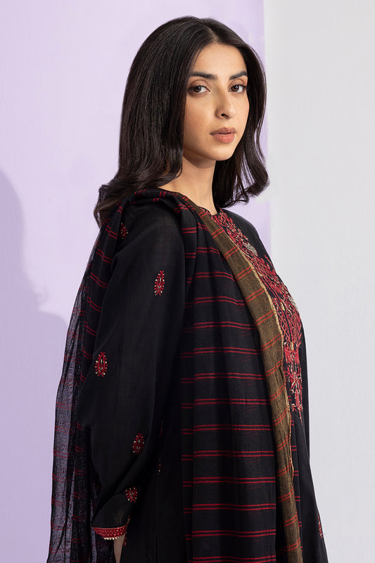 Embroidered Kurta Dupatta Trouser - 1869