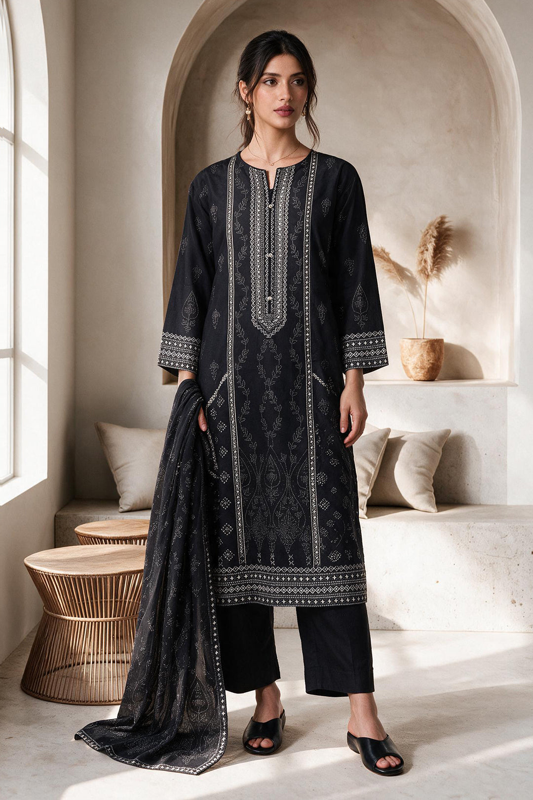 Kurta Dupatta Trouser - 2940
