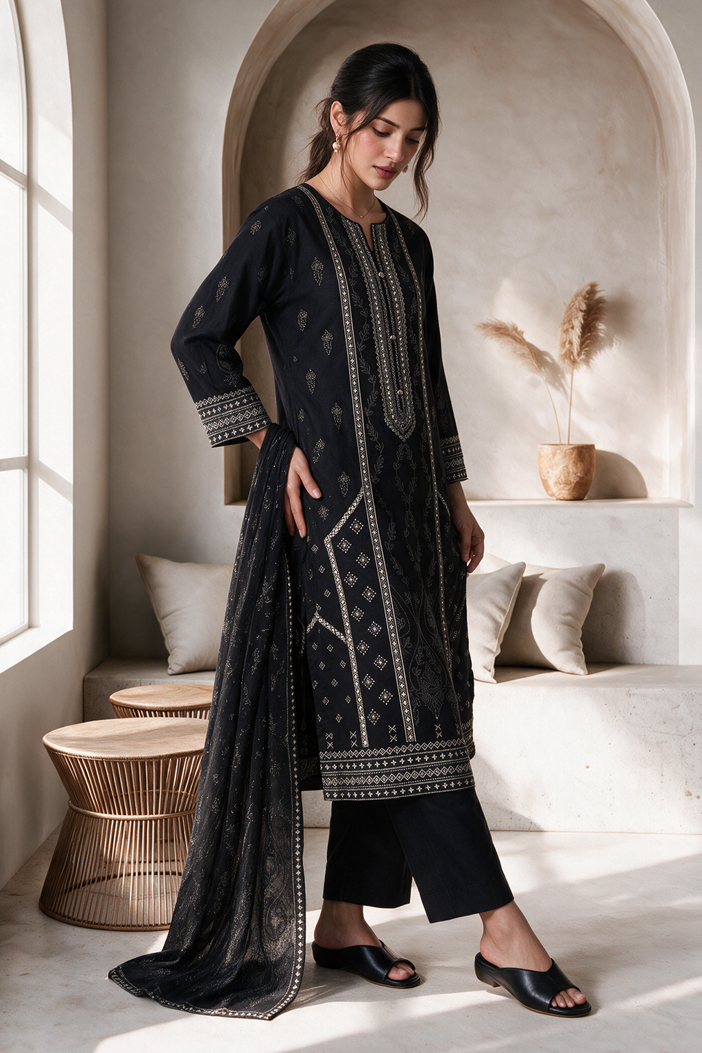 Kurta Dupatta Trouser - 2940