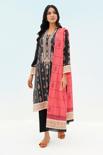 Embroidered Kurta Dupatta - 1365