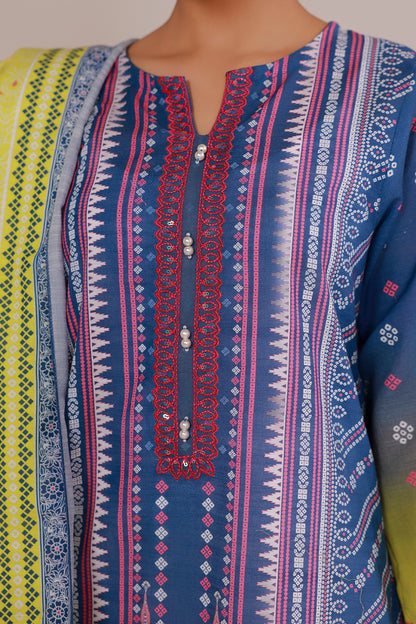 Embroidered Kurta Dupatta - 2936