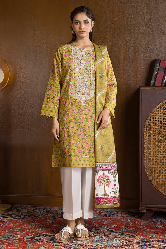 Embroidered Kurta Shawl - 3036