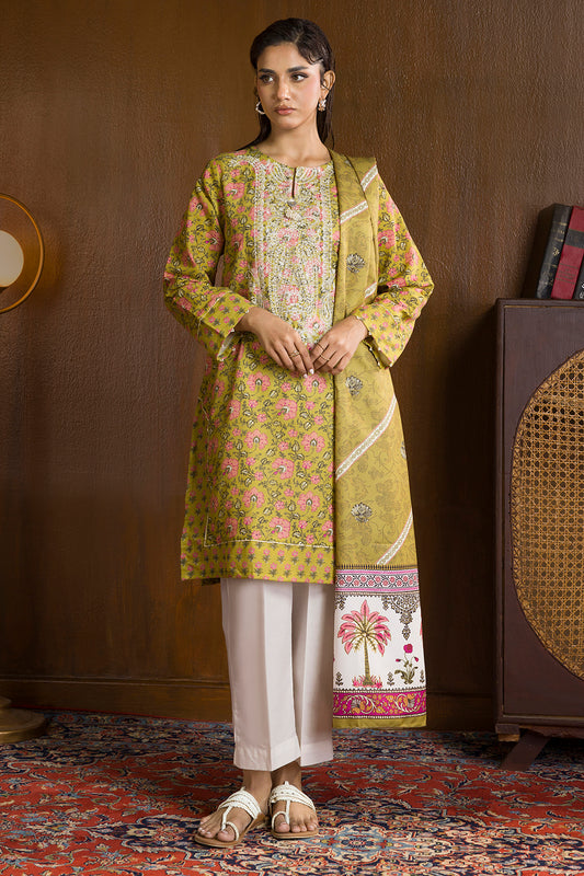 Embroidered Kurta Shawl - 3036