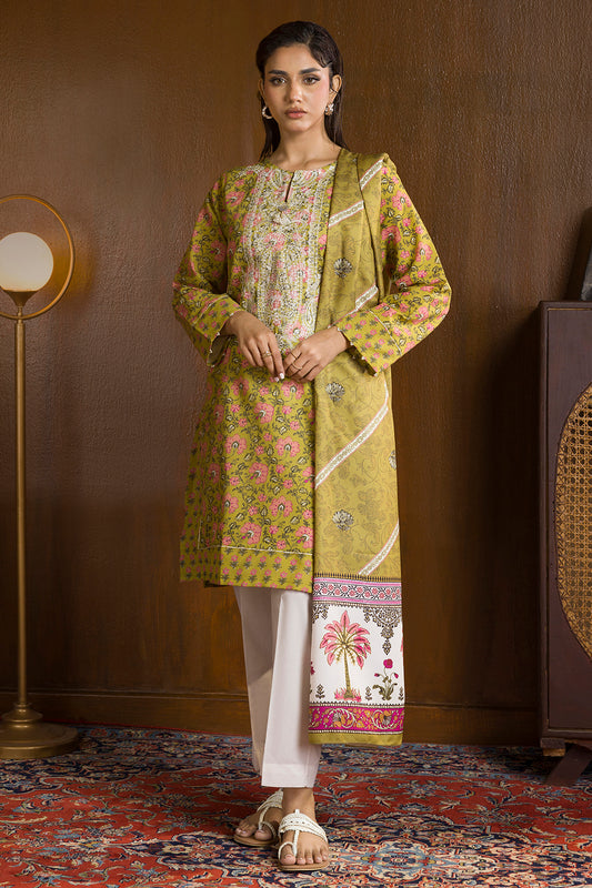 Embroidered Kurta Shawl - 3036