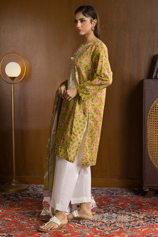 Embroidered Kurta Shawl - 3036