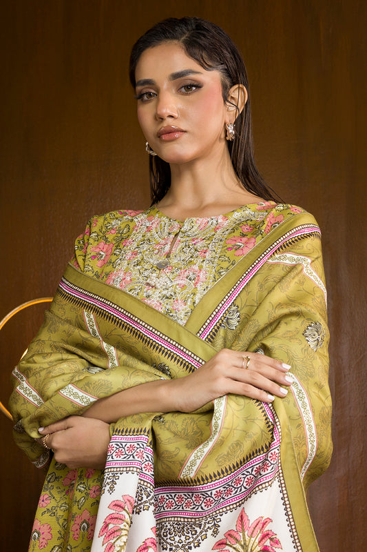 Embroidered Kurta Shawl - 3036