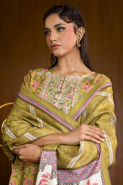 Embroidered Kurta Shawl - 3036