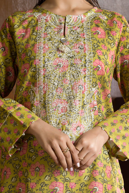 Embroidered Kurta Shawl - 3036
