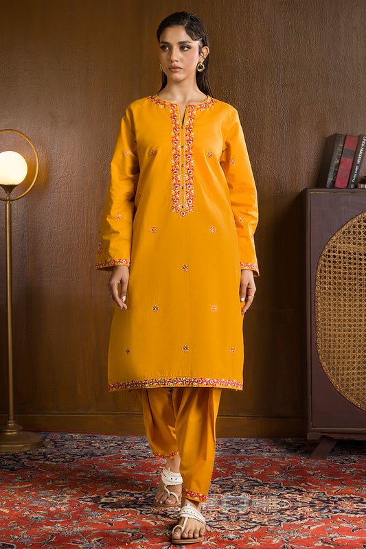 Embroidered Kurta Trouser - 3037