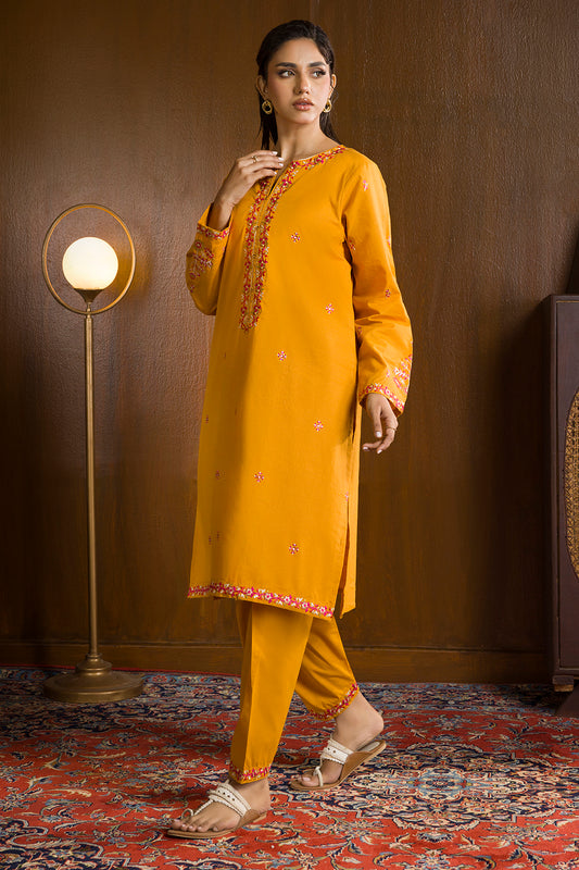 Embroidered Kurta Trouser - 3037
