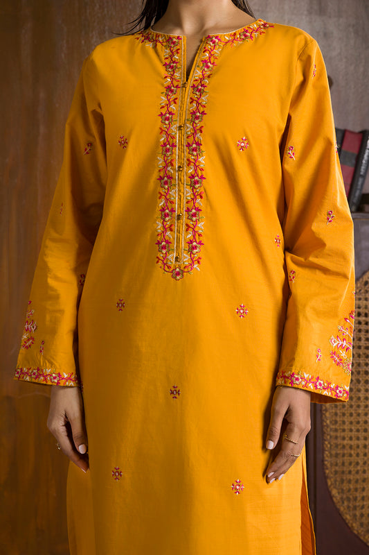 Embroidered Kurta Trouser - 3037