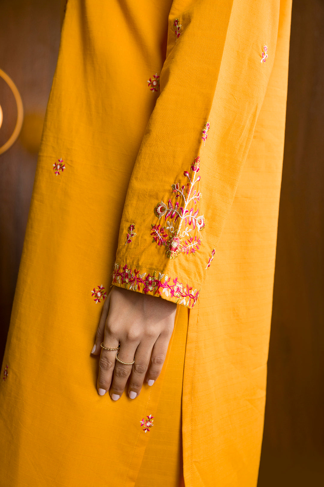 Embroidered Kurta Trouser - 3037