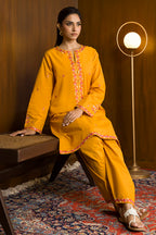 Embroidered Kurta Trouser - 3037