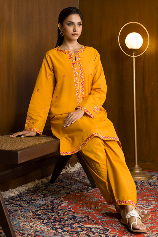 Embroidered Kurta Trouser - 3037