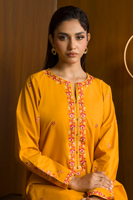 Embroidered Kurta Trouser - 3037