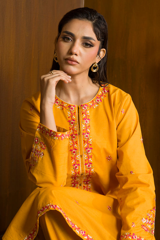 Embroidered Kurta Trouser - 3037