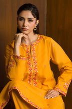 Embroidered Kurta Trouser - 3037