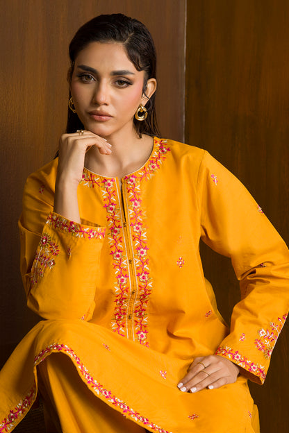 Embroidered Kurta Trouser - 3037