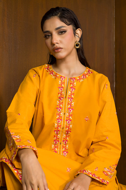Embroidered Kurta Trouser - 3037