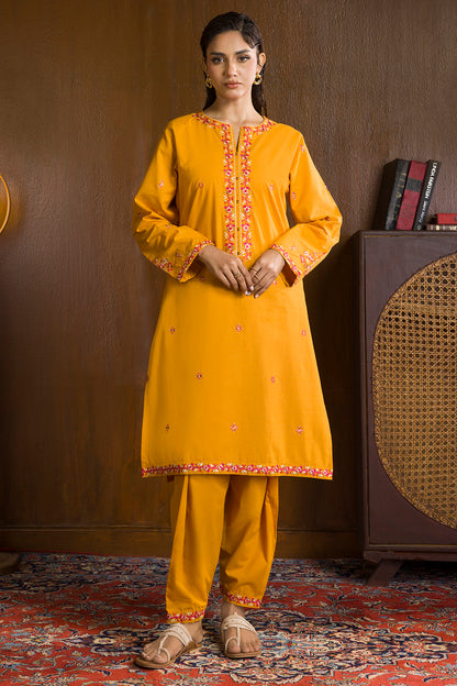 Embroidered Kurta Trouser - 3037